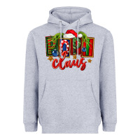 Heather Grey Christmas popi claus Heavyweight Hoodie - FaDigitalArtStudio