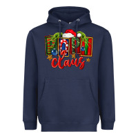 Navy Christmas popi claus Heavyweight Hoodie - FaDigitalArtStudio
