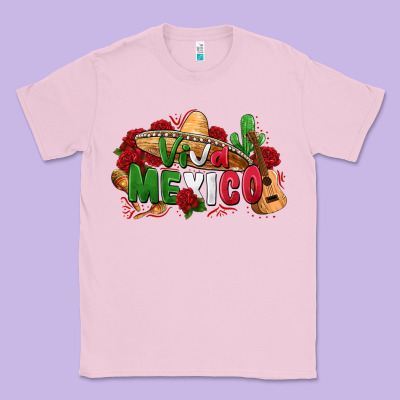Viva Mexico Classic Tee Designed By Zillion Design Studio