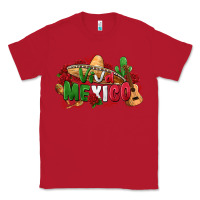 Red viva mexico Classic Tee - Zillion Design Studio