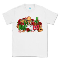 White viva mexico Classic Tee - Zillion Design Studio