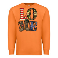 Carrot loce army Premium Sweatshirt - CowhideDigitalArt