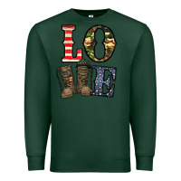 Sports Green loce army Premium Sweatshirt - CowhideDigitalArt