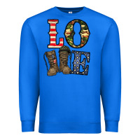 True Royal loce army Premium Sweatshirt - CowhideDigitalArt