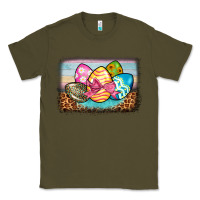Army Green easter egg background Classic Tee - BarkalooDesign