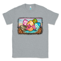 Heather Grey easter egg background Classic Tee - BarkalooDesign