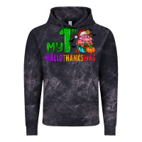 Cloud Black my first hallothanksmas Vintage Hoodie - AdoDesignShop