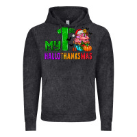 Vintage Black my first hallothanksmas Vintage Hoodie - AdoDesignShop