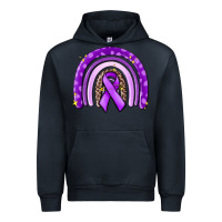 Navy awerenes ribbon  rainbow Urban Hoodie - MaliasSmallBusiness