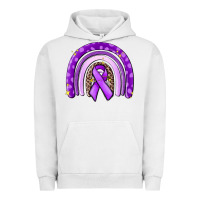 Pigment Lunar Rock awerenes ribbon  rainbow Urban Hoodie - MaliasSmallBusiness