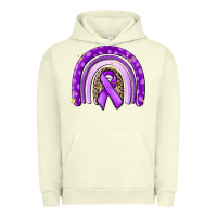 Pigment Pistachio awerenes ribbon  rainbow Urban Hoodie - MaliasSmallBusiness