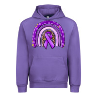 Tulip awerenes ribbon  rainbow Urban Hoodie - MaliasSmallBusiness