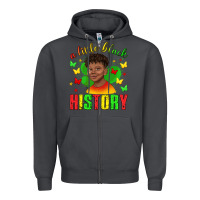 Smoke a little black history with boy juneteenth Zipper Hoodie - texasbilliewilder