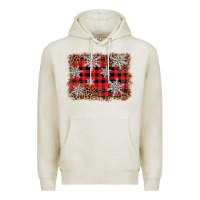 Snowflake Background Premium Hoodie | Teevron