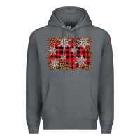 Rock snowflake background Premium Hoodie - BarkalooDesign
