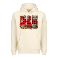 Sandshell snowflake background Premium Hoodie - BarkalooDesign