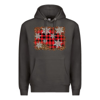 Smoke snowflake background Premium Hoodie - BarkalooDesign