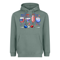 Sage 4th of July wine glasses Heavyweight Hoodie - Neo Western