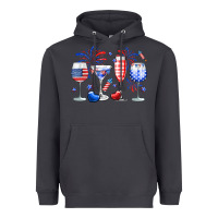 Smoke 4th of July wine glasses Heavyweight Hoodie - Neo Western