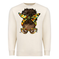Sandshell afro bun Premium Sweatshirt - HRA Design Shop