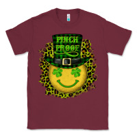 Burgundy st. patrick's day pinch proof lucky face Classic Tee - RanaPortraitStore