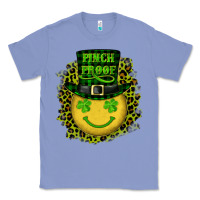 Colony Blue st. patrick's day pinch proof lucky face Classic Tee - RanaPortraitStore