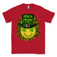 Red st. patrick's day pinch proof lucky face Classic Tee - RanaPortraitStore
