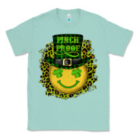 Seafoam st. patrick's day pinch proof lucky face Classic Tee - RanaPortraitStore