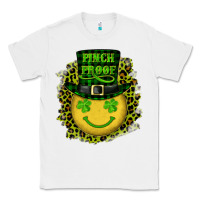 White st. patrick's day pinch proof lucky face Classic Tee - RanaPortraitStore