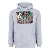 Heather Grey not today heifer Heavyweight Hoodie - SublimationCraftShop