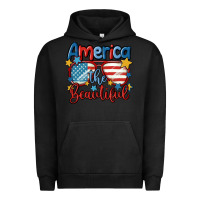 Pigment Black america the beautiful Urban Hoodie - MaliasSmallBusiness