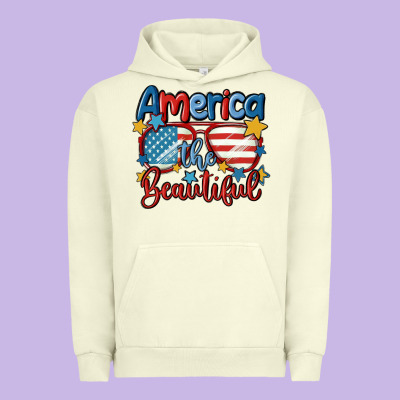 America The Beautiful Urban Hoodie Designed By Maliassmallbusiness