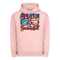 Pigment Salmon america the beautiful Urban Hoodie - MaliasSmallBusiness