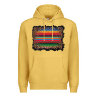 Antique Gold serape background Premium Hoodie - BarkalooDesign