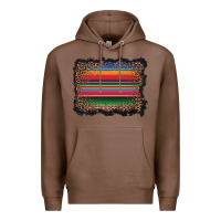 Chestnut serape background Premium Hoodie - BarkalooDesign