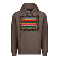 Coffee serape background Premium Hoodie - BarkalooDesign