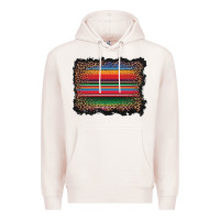 Pale Pink serape background Premium Hoodie - BarkalooDesign