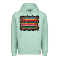 Seafoam serape background Premium Hoodie - BarkalooDesign