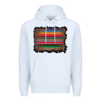 White serape background Premium Hoodie - BarkalooDesign