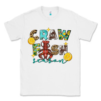 White crawfish season 2 Classic Tee - FaDigitalArtStudio