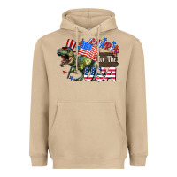 Mushroom Rawrrr in the USA 4th of july Heavyweight Hoodie - CowGirlArtShop