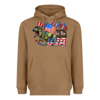 Toasted Coconut Rawrrr in the USA 4th of july Heavyweight Hoodie - CowGirlArtShop