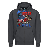 Smoke american heart southern soul Zipper Hoodie - Zillion Design Studio