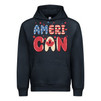 Navy American Urban Hoodie - MaliasSmallBusiness