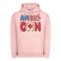 Pigment Salmon American Urban Hoodie - MaliasSmallBusiness