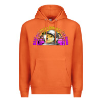 Carrot doge coin hodl on we're going to the moon retro sunset Premium Hoodie - Jasminsmagicworld
