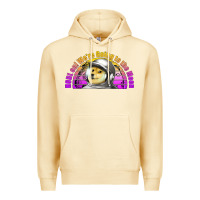 Pina Colada doge coin hodl on we're going to the moon retro sunset Premium Hoodie - Jasminsmagicworld