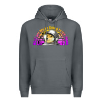 Rock doge coin hodl on we're going to the moon retro sunset Premium Hoodie - Jasminsmagicworld