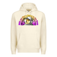Sandshell doge coin hodl on we're going to the moon retro sunset Premium Hoodie - Jasminsmagicworld