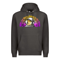 Smoke doge coin hodl on we're going to the moon retro sunset Premium Hoodie - Jasminsmagicworld